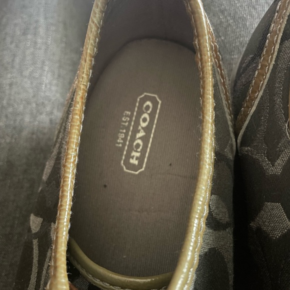 COACH Dee Optic Signature C Black and Gray Casual Sneakers Size 9.5 - Picture 4 of 10